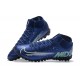 Nike Mercurial Superfly 7 Elite RB MDS IC Blue Yellow Grey High Men Football Boots