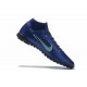 Nike Mercurial Superfly 7 Elite RB MDS IC Blue Yellow Grey High Men Football Boots
