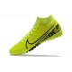 Nike Mercurial Superfly 7 Elite RB MDS IC Green Yellow Black High Men Football Boots