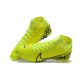 Nike Mercurial Superfly 7 Elite RB MDS IC Green Yellow Black High Men Football Boots