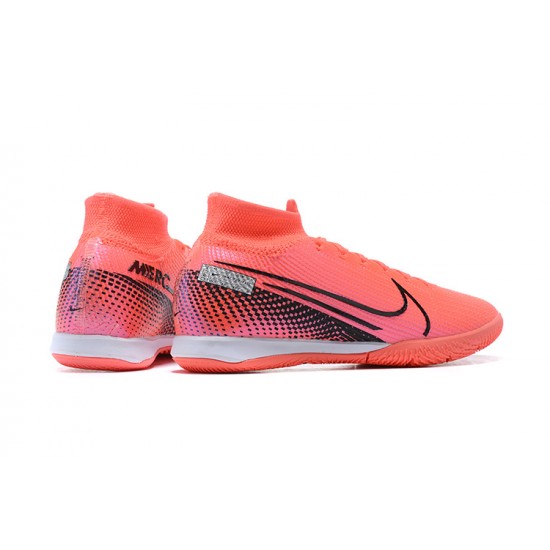 Nike Mercurial Superfly 7 Elite RB MDS IC Pink Black White High Men Football Boots