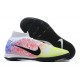 Nike Mercurial Superfly 7 Elite RB MDS IC White BLack Yellow Pink High Men Football Boots