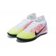 Nike Mercurial Superfly 7 Elite RB MDS IC White BLack Yellow Pink High Men Football Boots