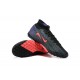 Nike Mercurial Superfly 7 Elite TF Black Orange Purple High Men Football Boots