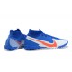 Nike Mercurial Superfly 7 Elite TF Blue Orange White High Men Football Boots