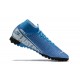 Nike Mercurial Superfly 7 Elite TF Blue White Black High Men Football Boots