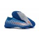 Nike Mercurial Superfly 7 Elite TF Blue White High Men Football Boots