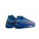 Nike Mercurial Superfly 7 Elite TF Blue White High Men Football Boots