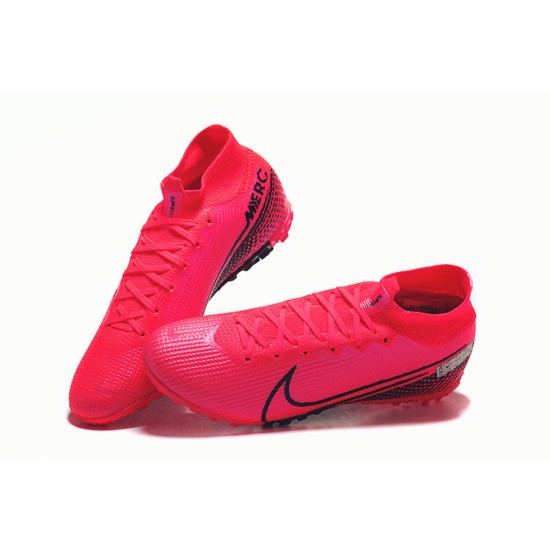Nike Mercurial Superfly 7 Elite TF Fuchsia Black High Men Football Boots
