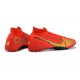 Nike Mercurial Superfly 7 Elite TF Orange Black Gold High Men Football Boots