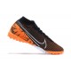 Nike Mercurial Superfly 7 Elite TF Orange Black White High Men Football Boots