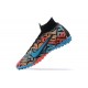 Nike Mercurial Superfly 7 Elite TF Orange Blue Black High Men Football Boots