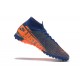 Nike Mercurial Superfly 7 Elite TF Orange Blue Mixtz High Men Football Boots