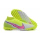 Nike Mercurial Superfly 7 Elite TF Pink Yellow High Men Football Boots