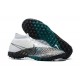 Nike Mercurial Superfly 7 Elite TF White Green Black High Men Football Boots