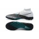 Nike Mercurial Superfly 7 Elite TF White Green Black High Men Football Boots