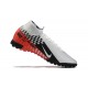 Nike Mercurial Superfly 7 Elite TF White Red Black High Men Football Boots