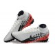 Nike Mercurial Superfly 7 Elite TF White Red Black High Men Football Boots