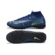 Nike Mercurial Superfly 7 Elite TF Yellow Grenn Blue Black High Men Football Boots