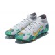 Nike Mercurial Superfly Mbappe Bondy FG Green Gray Gold High Men Football Boots