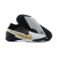 Nike Mercurial Superfly VII 7 Elite TF Black White Gold High Men Football Boots