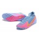 Nike Mercurial Superfly VII 7 Elite TF Blue Yellow Pink High Men Football Boots