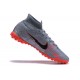 Nike Mercurial Superfly VII 7 Elite TF Gray Orange High Men Football Boots