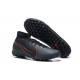 Nike Mercurial Superfly VII 7 Elite TF Red Black High Men Football Boots