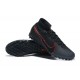 Nike Mercurial Superfly VII 7 Elite TF Red Black High Men Football Boots