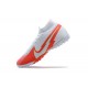 Nike Mercurial Superfly VII 7 Elite TF Red White Orange High Men Football Boots