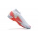 Nike Mercurial Superfly VII 7 Elite TF Red White Orange High Men Football Boots