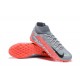 Nike Mercurial Superfly VII Club TF Gray Orange Black High Men Football Boots