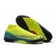 Nike Mercurial Superfly VII Club TF Red Green Black Yellow High Men Football Boots