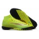 Nike Mercurial Superfly VII Club TF Red Light/Green Black Yellow High Men Football Boots