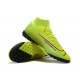 Nike Mercurial Superfly VII Club TF Red Light/Green Black Yellow High Men Football Boots