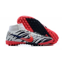 Nike Mercurial Superfly VII Club TF White Black Orange Pink High Men Football Boots