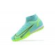 Nike Mercurial Superfly VIII Academy TF Black Yellow Orange High Men Football Boots