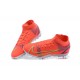 Nike Mercurial Superfly VIII Academy TF Orange Yellow White High Men Football Boots