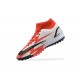 Nike Mercurial Superfly VIII Academy TF White Black Orange Red High Men Football Boots