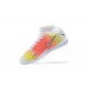Nike Mercurial Superfly VIII Academy TF White Orange Yellow High Men Football Boots