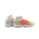 Nike Mercurial Superfly VIII Academy TF White Orange Yellow High Men Football Boots