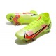 Nike Mercurial Vapor XIV Elite SG PRO Anti Clog High Chartreuse Men Football Boots