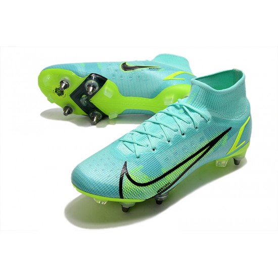 Nike Mercurial Vapor XIV Elite SG PRO Anti Clog High Turqoise Men Football Boots