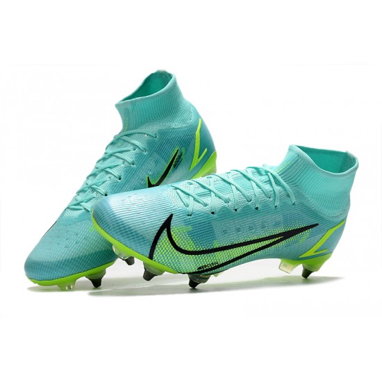 Nike Mercurial Vapor XIV Elite SG PRO Anti Clog High Turqoise Men Football Boots