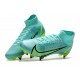 Nike Mercurial Vapor XIV Elite SG PRO Anti Clog High Turqoise Men Football Boots