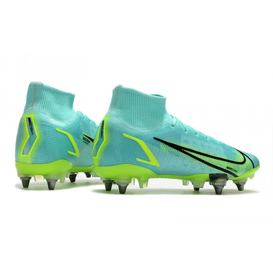 Nike Mercurial Vapor XIV Elite SG PRO Anti Clog High Turqoise Men Football Boots