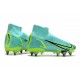Nike Mercurial Vapor XIV Elite SG PRO Anti Clog High Turqoise Men Football Boots