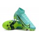 Nike Mercurial Vapor XIV Elite SG PRO Anti Clog High Turqoise Men Football Boots