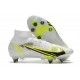 Nike Mercurial Vapor XIV Elite SG PRO Anti Clog High White Men Football Boots