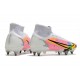 Nike Mercurial Vapor XIV Elite SG PRO Anti Clog High White Pink Men Football Boots